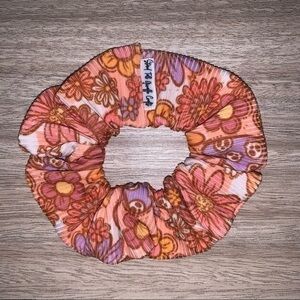 $7ea or 3/$15 Cottage core pumpkin rainbow floral hair Scrunchie new